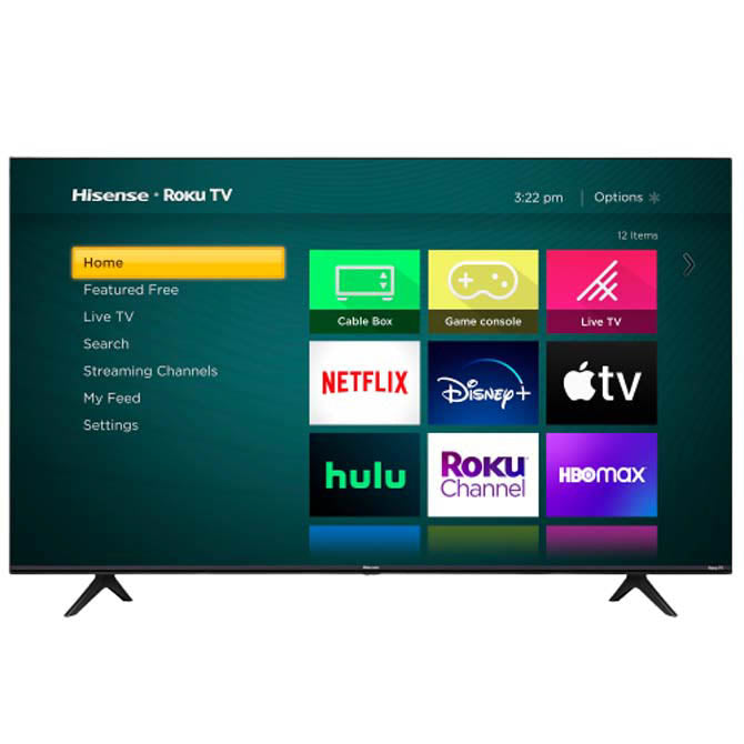 TV HISENSE 4K 43", HISENSE